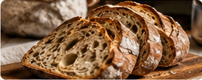 Fresh baked artisan bread
