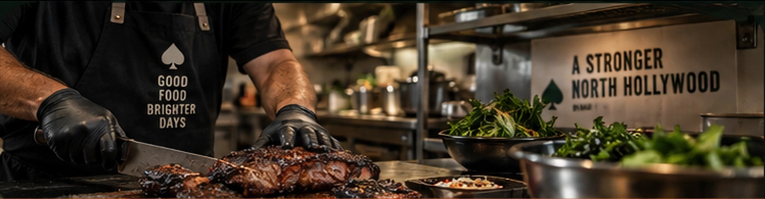 Kitchen scene from the BlackJack BBQ design concept